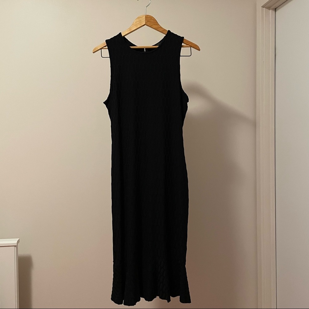 Twenty Black Midi Dress Made in Canada.